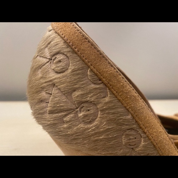 Maloles Anthropologie Suede Leather Pumps 38 7 - Picture 3 of 8